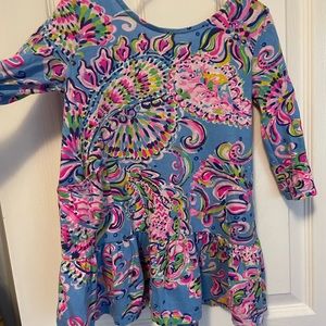 Lily long sleeve funky cotton dress